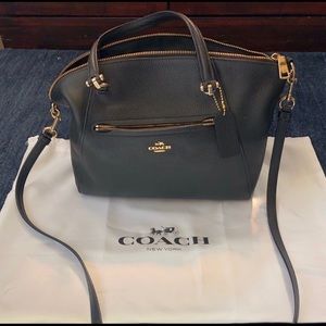 COACH Pebbled Prairie Satchel Bag